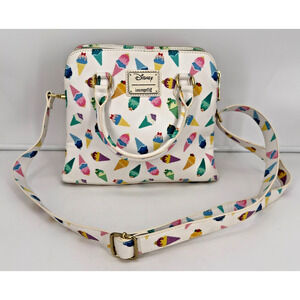 Retired Loungefly Disney Princess Ice Cream Print Crossbody Purse Handbag